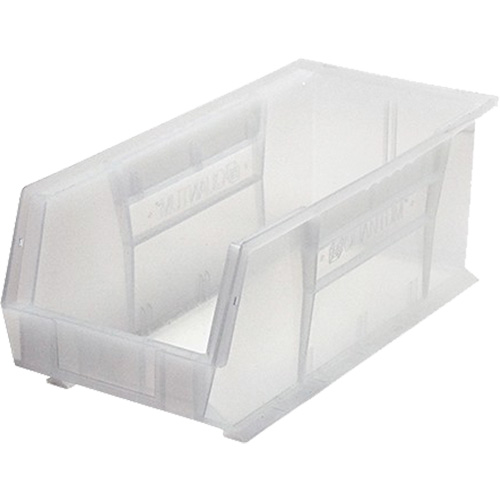Ultra Stack & Hang Bin, 8-1/4" W x 7" H x 18" D, Clear Par Equipment