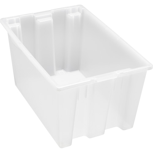 Contenant robuste Stack & Nest, 15" x 19,5" x 29,5", Transparent Par Equipment