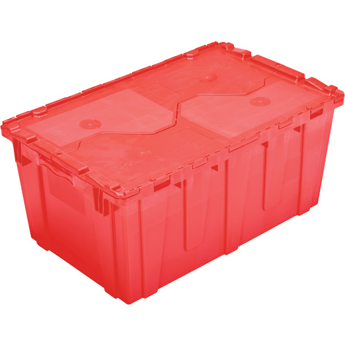 FP243C FliPak Nestable Tote, 26.9" x 16.9" x 12.1", Red Par Equipment