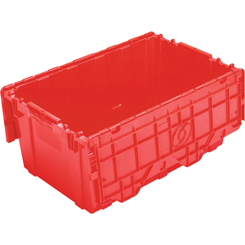FP243C FliPak Nestable Tote, 26.9" x 16.9" x 12.1", Red Par Equipment
