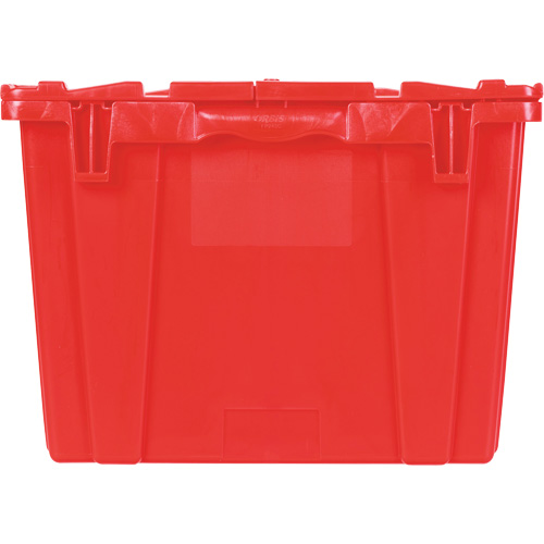 FP243C FliPak Nestable Tote, 26.9" x 16.9" x 12.1", Red Par Equipment