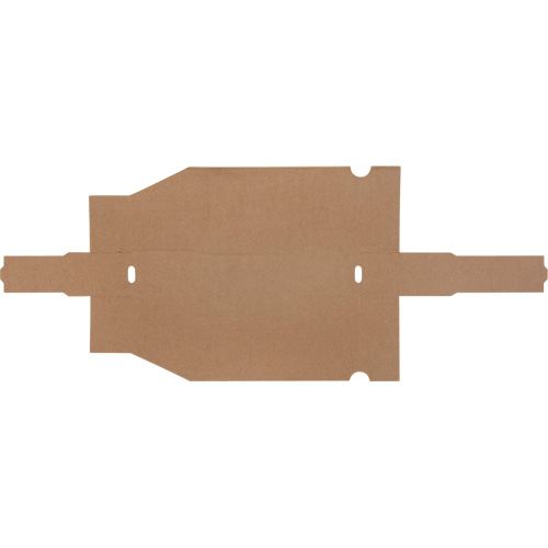 Boîtes profondes en carton ondul&eacute;, 1-15/16" la x 11-1/4" p x 4-1/2" h, Beige Par Equipment