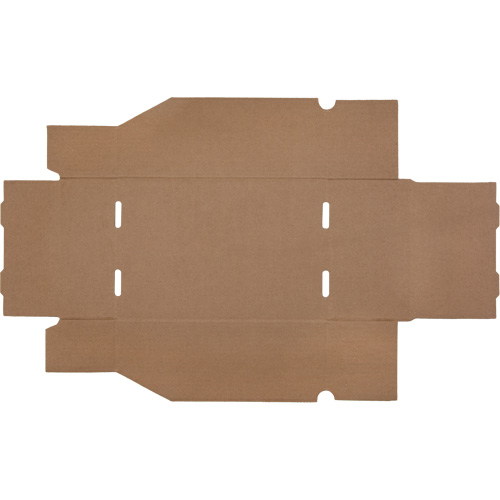 Deep Corrugated Parts Bins, 7-5/8" W x 11-5/16" D x 4-1/2" H, Beige Par Equipment