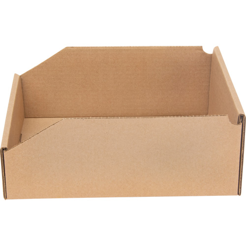 Boîtes profondes en carton ondul&eacute;, 9-3/4" la x 11-1/4" p x 4-1/2" h, Beige Par Equipment