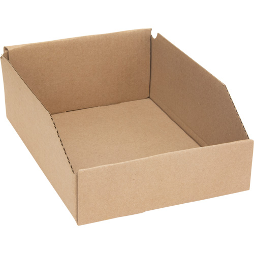Deep Corrugated Parts Bins, 8-3/4" W x 11-1/4" D x 4-1/2" H, Beige Par Equipment