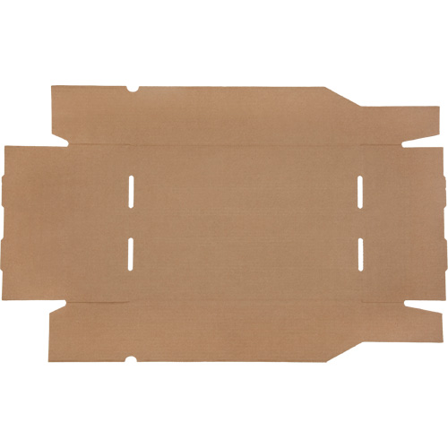 Deep Corrugated Parts Bins, 11-3/4" W x 17-1/4" D x 4-1/2" H, Beige Par Equipment