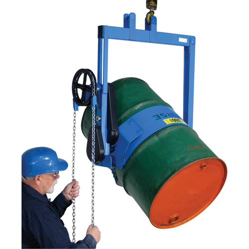 Drum Lifters - Geared Tilted, 55 US gal. (45 Imperial Gal.) Drum Size, 800 lbs./363 kg. Cap. Par Equipment