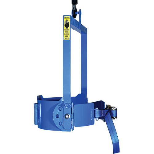 Ensemble de l&egrave;ve-baril manuel inclinable, Baril de 55 gal. US (45 gal. imp.), Capacit&eacute; 800 lb/363 kg Par Equipment
