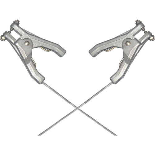 Assemblages robustes de c&acirc;bles de masse et de mise &agrave; la terre - Raccordement &agrave; deux pinces Par Equipment