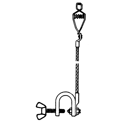 Assemblages l&eacute;gers de c&acirc;bles de masse et de mise &agrave; la terre - Pinces crocodile & petites pinces en c Par Equipment