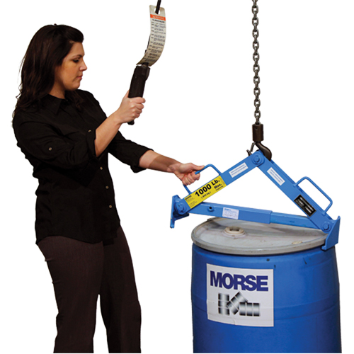 Drum Lifter, 30 - 85 US Gal. (25 - 70 Imperial Gal.), 1000 lbs./454 kg. Cap. Par Equipment