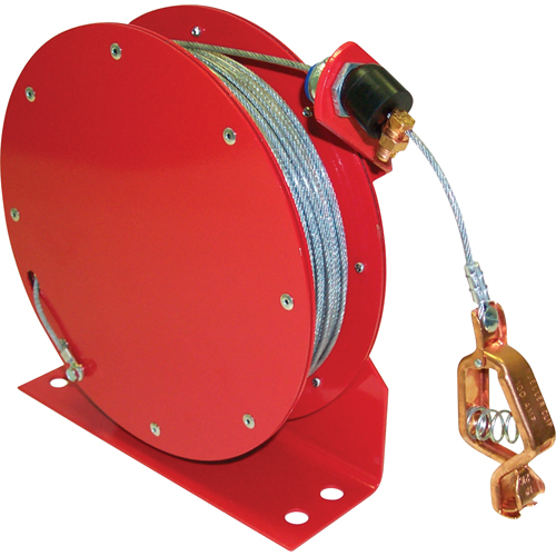 Retractable Grounding Wires, 50' Length, Heavy-Duty Par Equipment