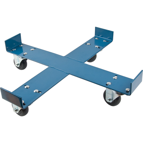 Drum Dolly, Steel, 750 lbs. Capacity, 24" Diameter, Polyolefin Casters Par Equipment