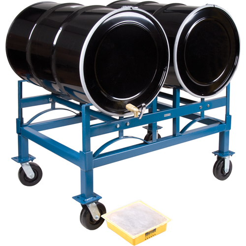 Porte-barils empilables, 2 barils, Capacit&eacute; de 1600 lb, 45-1/2" la x 30" p x 12-1/2" h Par Equipment
