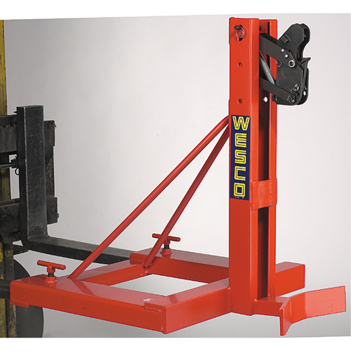Gator Grip Forklift Attachment for Drum Handling, For 30 US Gal. (25 Imperial Gal.) / 50 US Gal. (41.6 Imperial Gal.) / 80 US Gal. (66.6 Imperial Gal.) Par Equipment