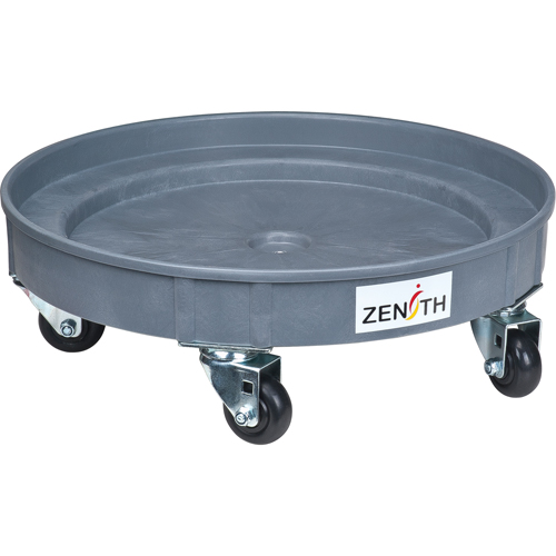 Socle roulant pour baril de confinement des fuites, 24,25" dia. X 7,625" h, Cap. de d&eacute;versement 1,5 gal. US Par Equipment
