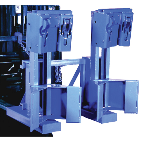 Manipulateur de barils MORSPEED 1500 pour chariot &eacute;l&eacute;vateur, Pour 30 - 85 gal. US (25 - 70 gal. imp.) Par Equipment