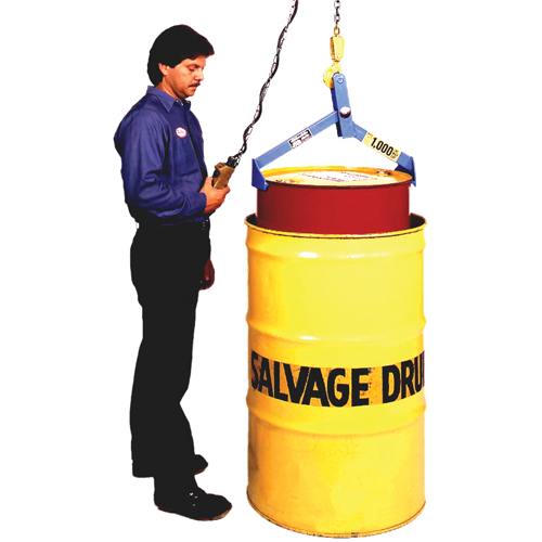 Drum & Overpack Lifter, 55 -85 US gal. (45 -70 Imperial Gal.), 1000 lbs./454 kg Cap. Par Equipment