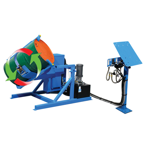 Basculeur de baril Tilt to Load, 55 gal. US (45 gal. imp.) Capacit&eacute;, Vitesse variable, 2 CV Par Equipment