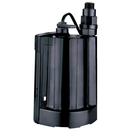 Pompe utilitaire submersible automatique, 1/3 CV, 2160 gal./h, 115 V, 4 A Par Equipment