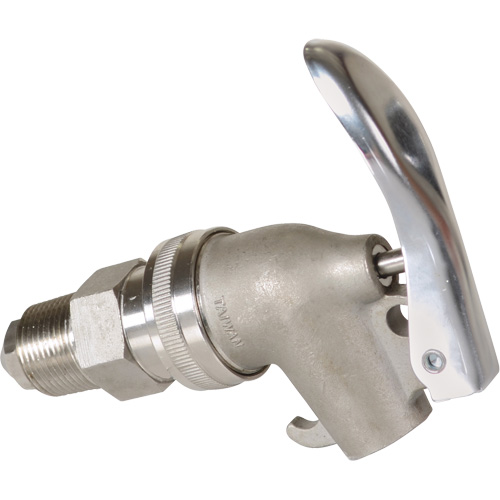 Manual Drum Faucet, Stainless Steel, 3/4" NPT Par Equipment