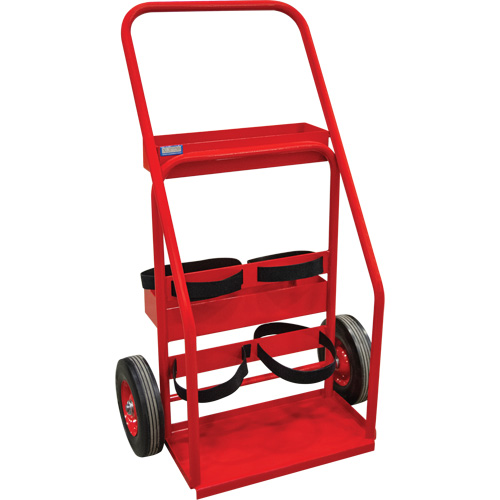 Chariot de prevention d'incendie pour travaux &agrave; chaud, Roues Semi-pneumatique, Base de 17,75" la x 8,9" lo, 100 lb Par Equipment