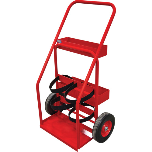 Chariot de prevention d'incendie pour travaux &agrave; chaud, Roues Semi-pneumatique, Base de 17,75" la x 8,9" lo, 100 lb Par Equipment