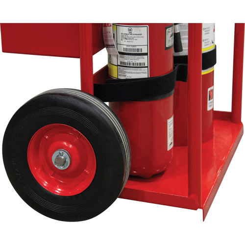 Chariot de prevention d'incendie pour travaux &agrave; chaud, Roues Semi-pneumatique, Base de 17,75" la x 8,9" lo, 100 lb Par Equipment