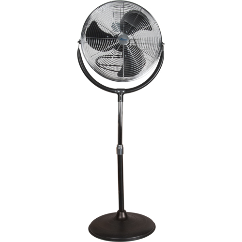 High-Velocity Pedestal Fan, Commercial, 3 Speed, 20" Diameter Par Equipment