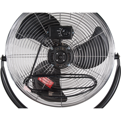 High-Velocity Pedestal Fan, Commercial, 3 Speed, 20" Diameter Par Equipment