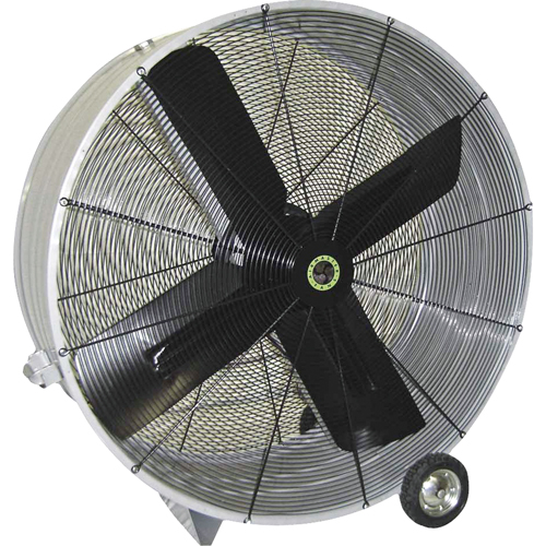 Ventilateurs tambour &agrave; entraînement par courroie, Industriel, 1 vitesses, Diam&egrave;tre de 48" Par Equipment