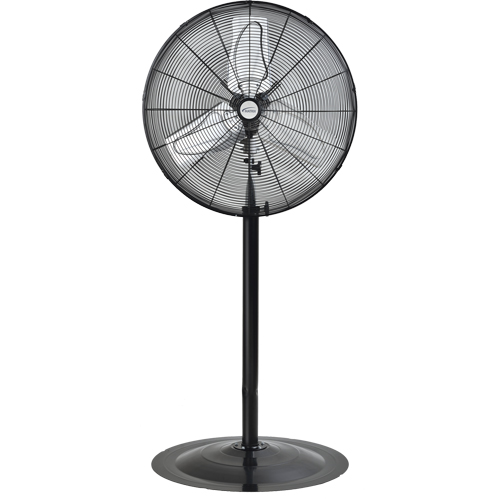 Oscillating Pedestal Fan, Heavy-Duty, 2 Speed, 24" Diameter Par Equipment