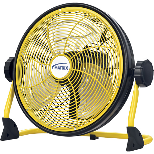 Rechargeable Indoor/Outdoor Fan with USB port, Commercial, Variable Speed, 12" Diameter Par Equipment