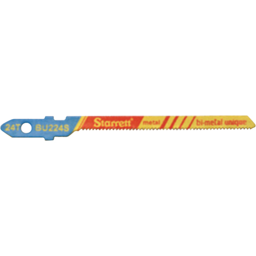 Unified Shank&reg; Jig Saw Blades, Bi-Metal, 2" L, 24 TPI Par Equipment