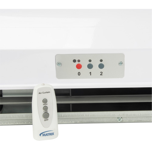 Air Curtain with Remote Control, 2 Speeds Par Equipment