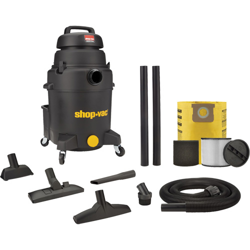 Shop Vacuum, Wet-Dry, 6 HP, 10 US Gal. (37.9 Litres) Par Equipment
