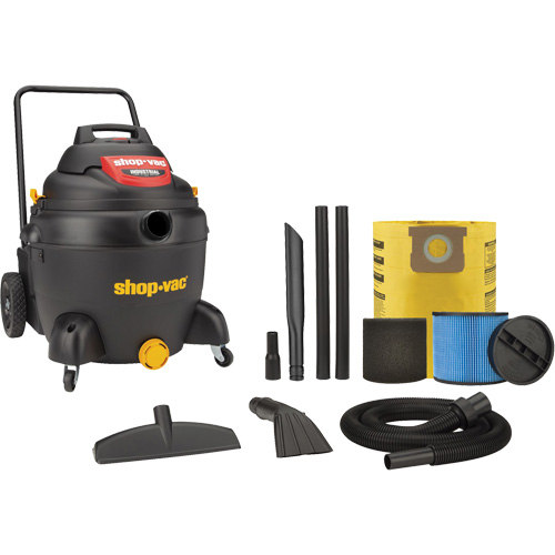 Industrial Vacuum, Wet-Dry, 3 HP, 16 US Gal. (60.6 Litres) Par Equipment