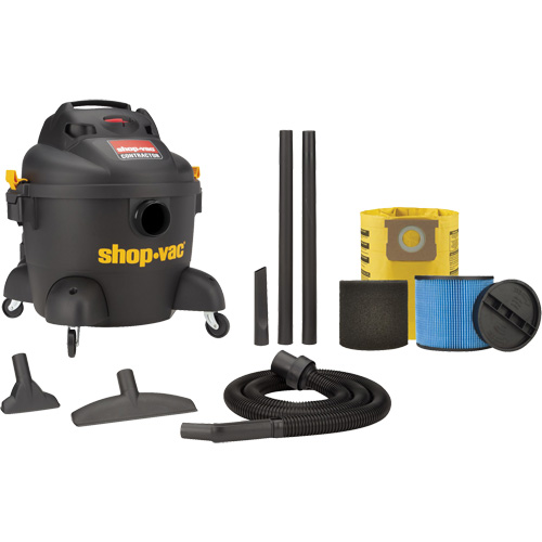 Contractor Series Shop Vacuum, Wet-Dry, 3.5 HP, 6 US Gal. (22.7 Litres) Par Equipment