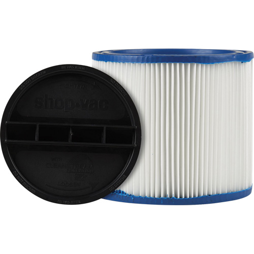 CleanStream&reg; Gore&reg; Wet/Dry Vacuum Filter, Cartridge/Hepa, Fits 5 US gal. Par Equipment