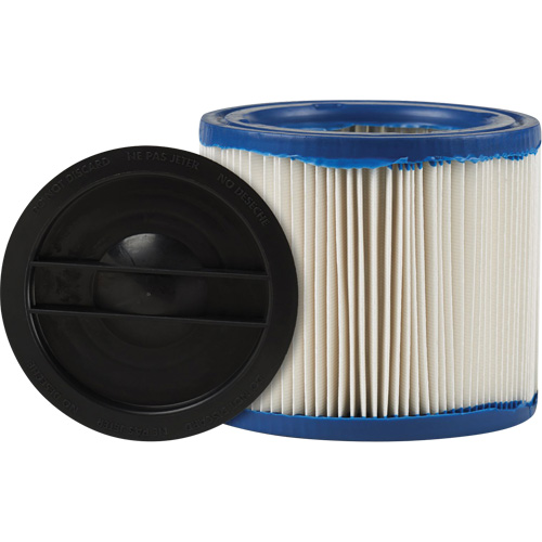 Petit filtre pour aspirateur pour d&eacute;bris secs/humides CleanStream Gore, Cartouche/Hepa, Pour 1 - 6 gal. US Par Equipment