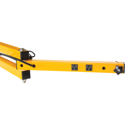 180 Double Locking Arm with 2 Receptacles Par Equipment