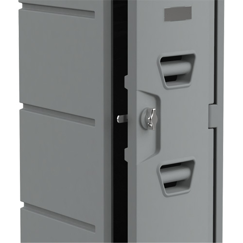 Locker, 12" x 15" x 36", Grey, Assembled Par Equipment