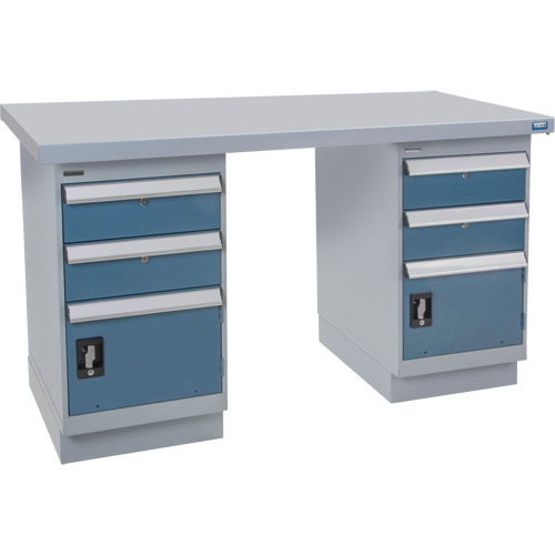 Pre-Designed Workbench, 60" W x 36" D x 34" H, 2500 lbs. Capacity Par Equipment