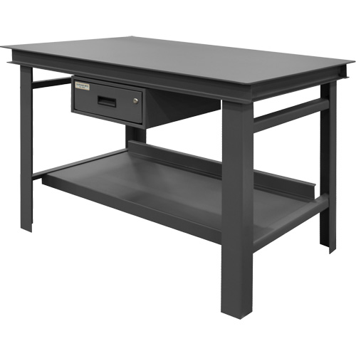 Extra Heavy-Duty Workbench, 60" W x 36" D x 34" H, 14000 lbs. Capacity Par Equipment