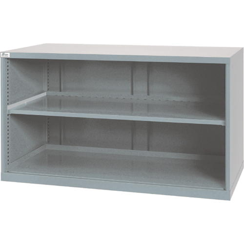 Shelf Cabinets, Steel, 33-1/2" H x 56-1/2" W x 28-1/2" D, Light Grey Par Equipment