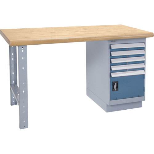 Workbench, Door w/ Drawer Combination, 2500 lbs. Cap., 72" W x 36" D, 34" H Par Equipment