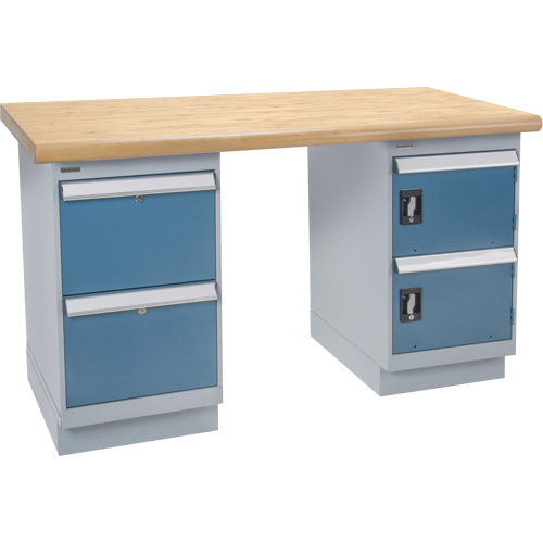 Heavy-Duty Workbench, Door & Drawers, 1500 lbs. Cap., 72" W x 36" D, 34" H Par Equipment