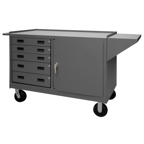 Armoire d'&eacute;tabli mobile, Acier Surface Par Equipment
