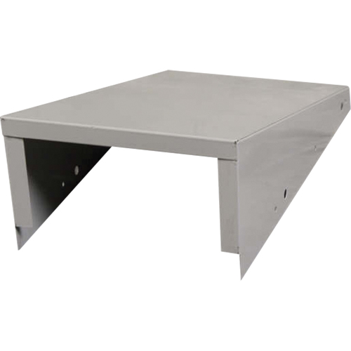 Clean Line Economy Lockers Slope Top, 1 Bank, 18" D x 12" W x 6" H, Grey, Steel Par Equipment