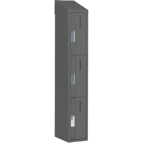 Casiers robustes Concorde, 3 niveaux, 12" x 18" x 78", Acier, Charbon, Soud&eacute; (assembl&eacute;) Par Equipment